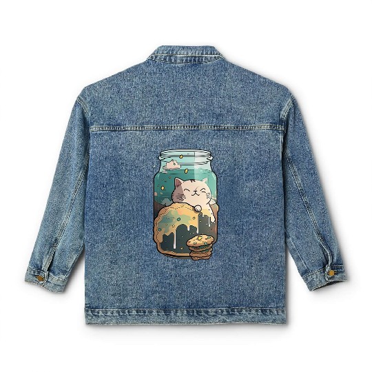 Cat in the Cookie Jar Classic Women's Denim Jackets