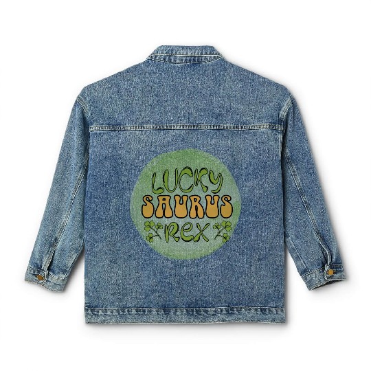 Lucky Patricks Day Sublimation Classic Women's Denim Jackets