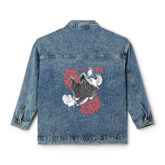 Birds Of Prey Falcon Classic Women's Denim Jackets