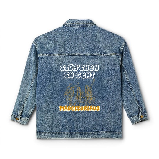 Cheers girls trip girls vacation Spring Break Classic Women's Denim Jackets