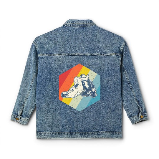 Brazilian Jiu Jitsu MMA Bjj Hugger Classic Women's Denim Jackets