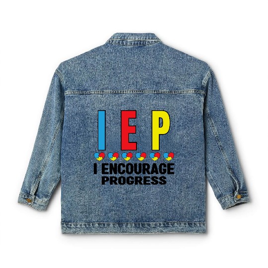 Special Education Autism Teacher Classic Women's Denim Jackets