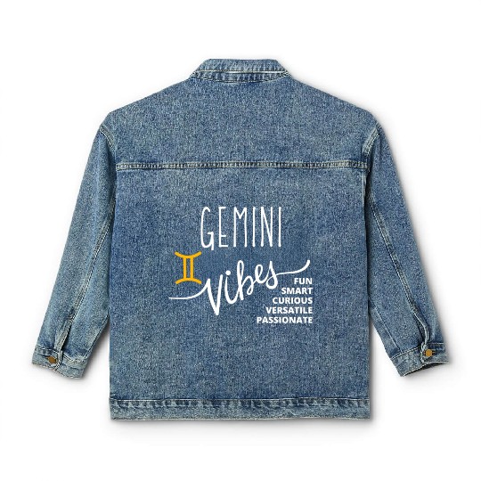 Gemini: Embrace Your Dual Nature with this Fun and Classic Women's Denim Jackets