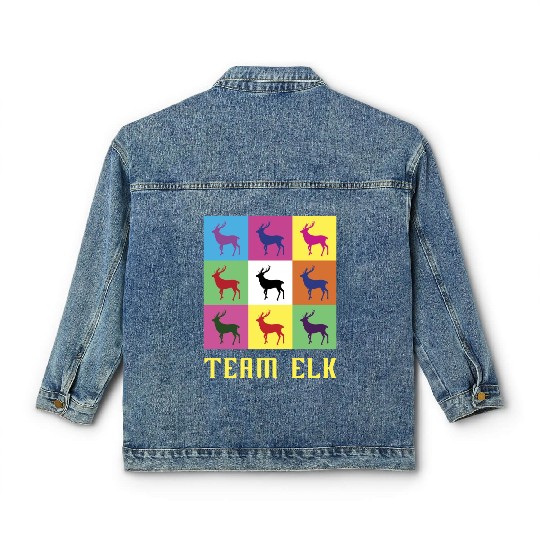 Team Elk Classic Women's Denim Jackets