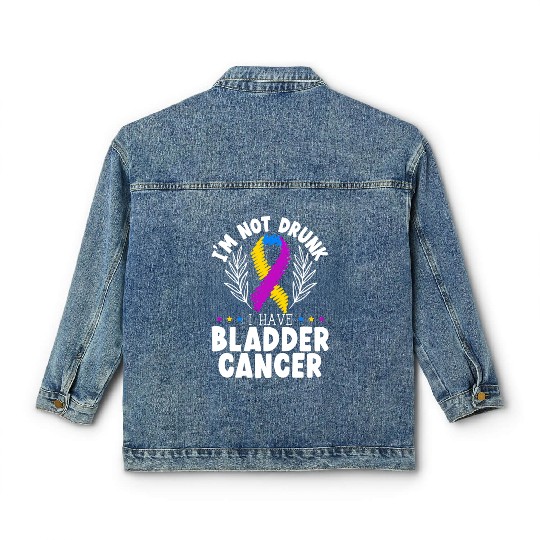 Bladder Cancer Warrior Bladder Cancer Awareness Classic Women's Denim Jackets