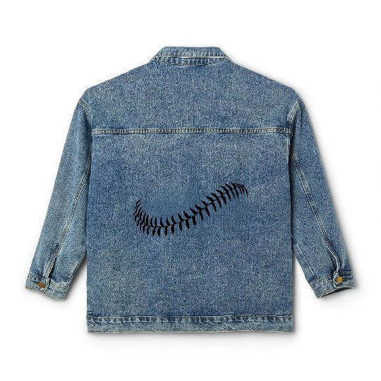baseball stitch Classic Women's Denim Jackets