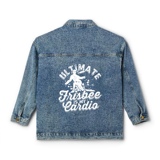 Ultimate Frisbee Importanter Disc Golf Ultimate Classic Women's Denim Jackets