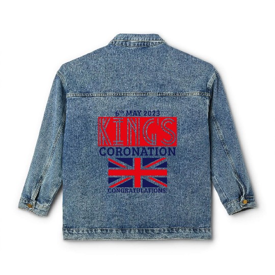 King’s Coronation, 6th May 2023 Congratulations, R Classic Women's Denim Jackets