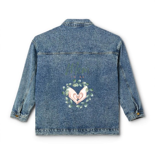 Mom To Be Classic Women's Denim Jackets