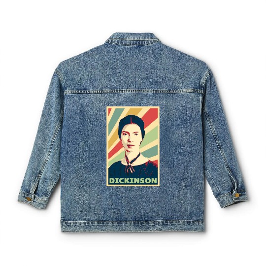 Emily Dickinson Vintage Colors Classic Women's Denim Jackets