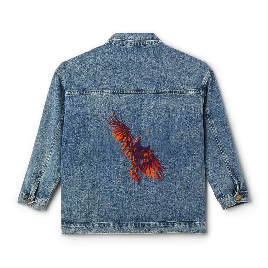 Hawk flying Classic Women's Denim Jackets