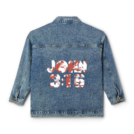 John 3-16 World Classic Women's Denim Jackets