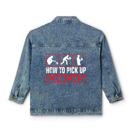 Chicken Farmer Chicken Whisperer Farm Animal Classic Women's Denim Jackets