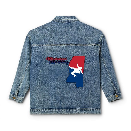 Mississippi Wrestling Classic Women's Denim Jackets