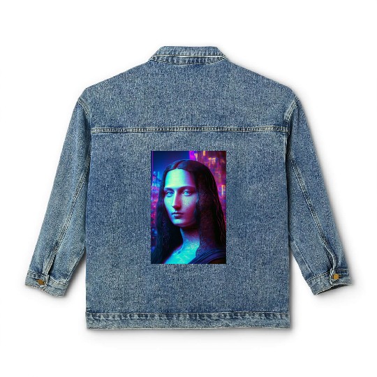 Mona lisa in future Classic Women's Denim Jackets