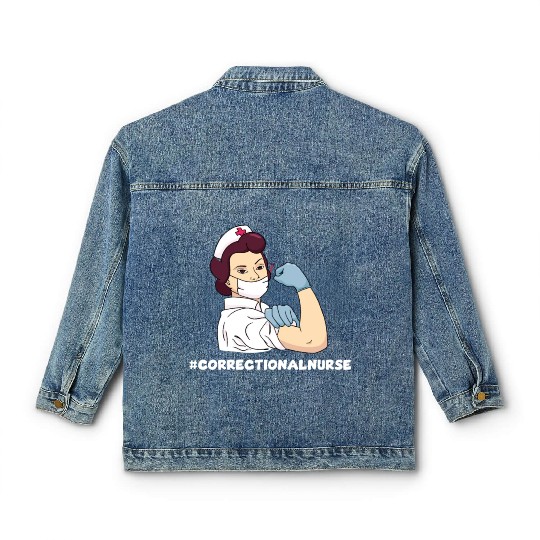 Great Correctional Nurse Prison Nurse Classic Women's Denim Jackets