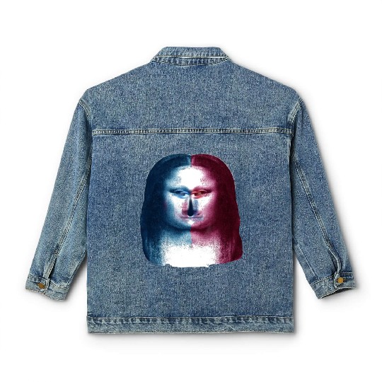 Monalisa Concept Leonardo Da Vinci Classic Women's Denim Jackets