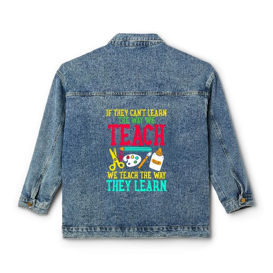 SPED Teacher Special Education Classic Women's Denim Jackets