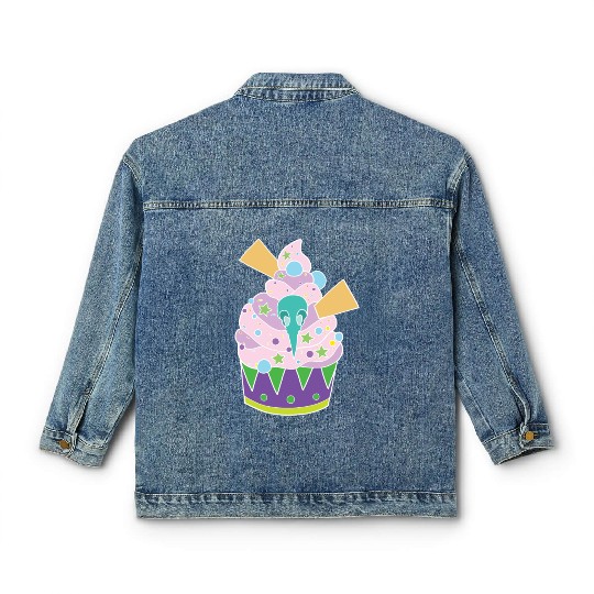 Cupcake Graveyard Classic Women's Denim Jackets