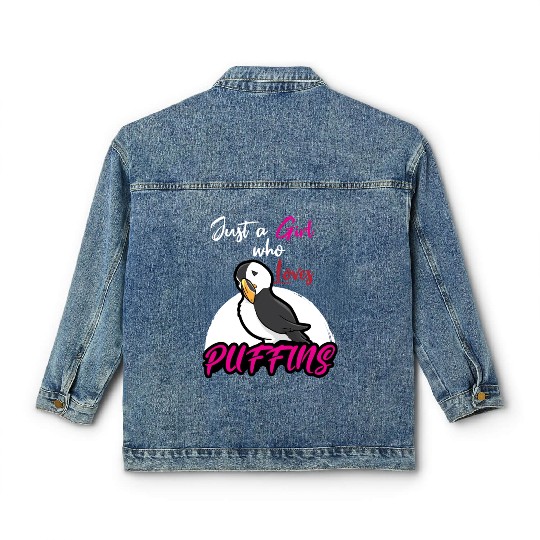 Puffin Lover Puffins Classic Women's Denim Jackets