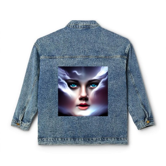 Face in the storm Classic Women's Denim Jackets