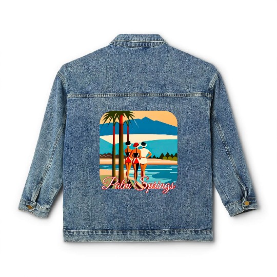 Palm Springs Swim Club Classic Women's Denim Jackets
