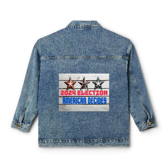 US Election Design Classic Women's Denim Jackets