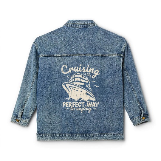 Cruising is the perfect way to unplug - Cruise Classic Women's Denim Jackets