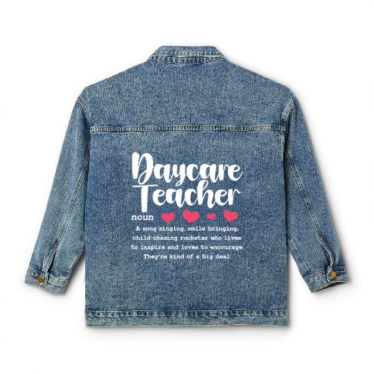 Daycare Teacher Definition Classic Women's Denim Jackets