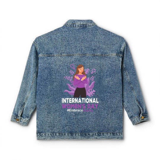 International Women's Day 2023 8 March IWD Embrace Classic Women's Denim Jackets