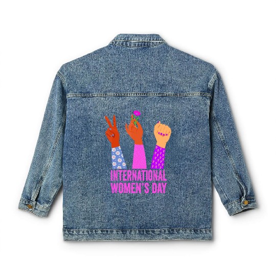 International Women's Day 2023 - Womens Embrace Eq Classic Women's Denim Jackets