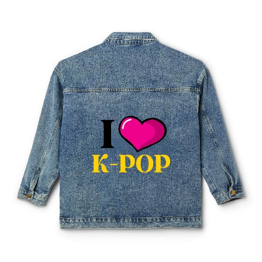K-Pop K-drama Korean Music KPop Kdrama Gift Classic Women's Denim Jackets