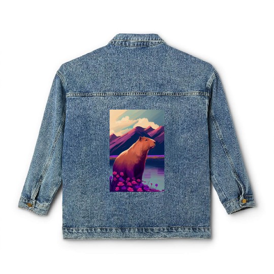 Capybara Nature Capibara Classic Women's Denim Jackets