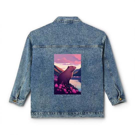 Capybara Nature Capibara Classic Women's Denim Jackets