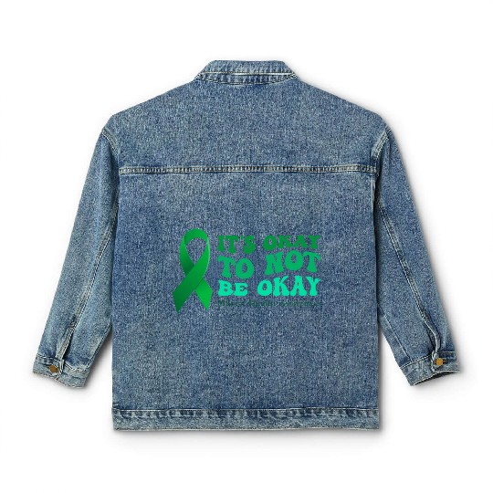 its okay to not be okay Mental Health Awareness Classic Women's Denim Jackets