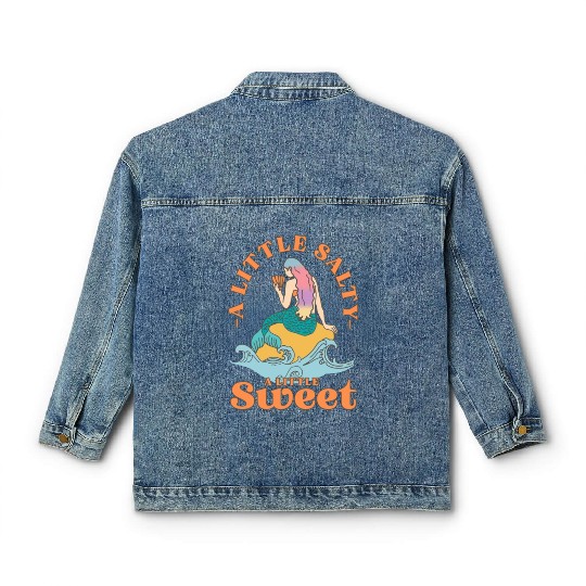 A-Little Salty A-Little Sweet Classic Women's Denim Jackets