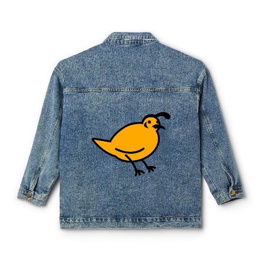 a quail bird Classic Women's Denim Jackets