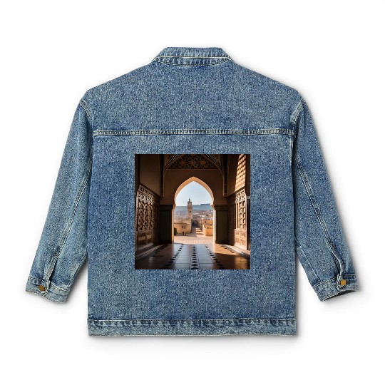Fantasy pictures ,town Morocco ,city Rabat Classic Women's Denim Jackets
