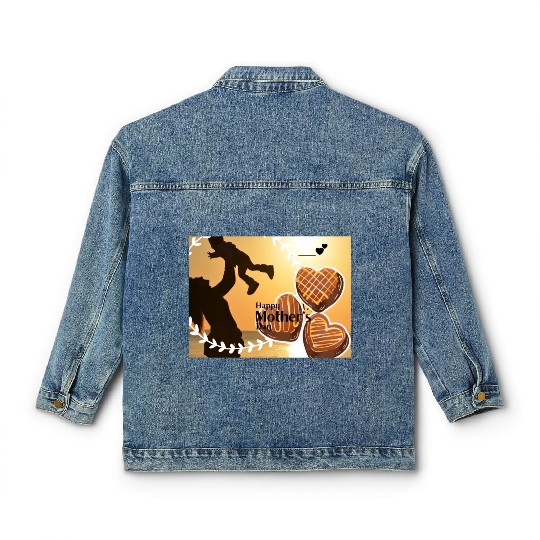 4000px Happy Mother's Day Classic Women's Denim Jackets