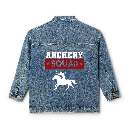 Archery Coach Athlete Classic Women's Denim Jackets