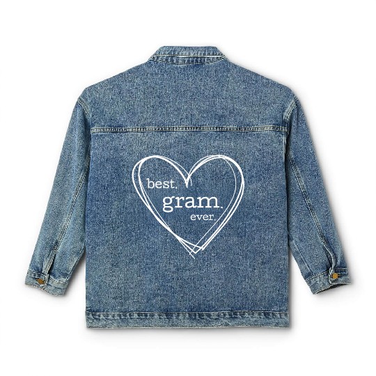 Best Gram Ever National Grandparents Day Classic Women's Denim Jackets