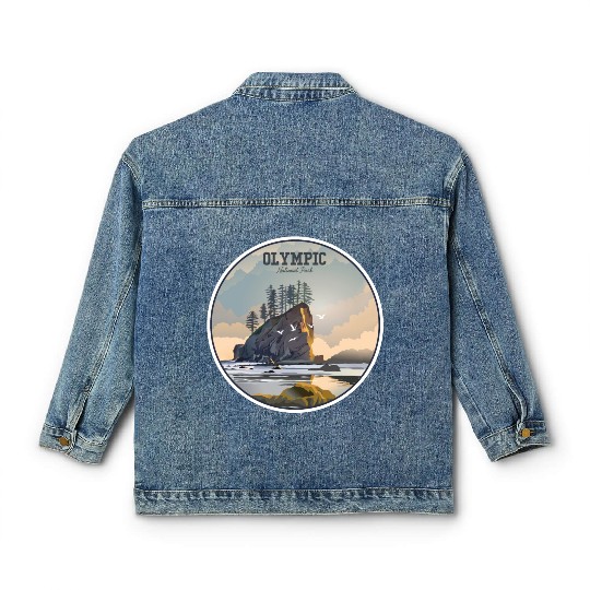 Olympic National Park Classic Women's Denim Jackets