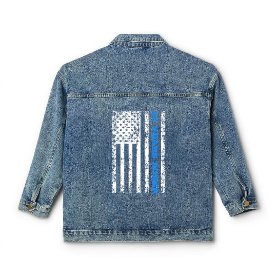 Sobriety 22 Years Sober Classic Women's Denim Jackets
