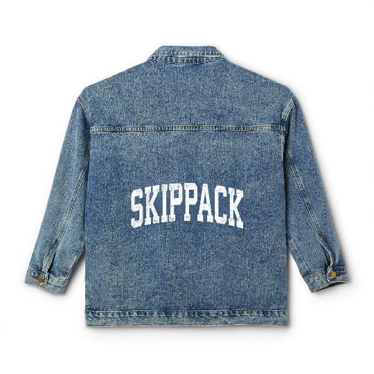 Skippack Pennsylvania Pa Athletic Sports Classic Women's Denim Jackets