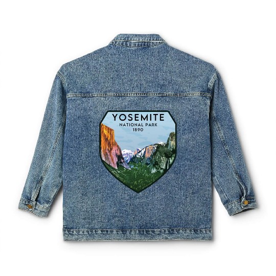 yosemite national park Classic Women's Denim Jackets