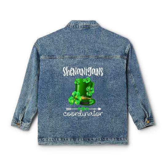 Shenanigans Coordinator St Patrick'S Day Classic Women's Denim Jackets