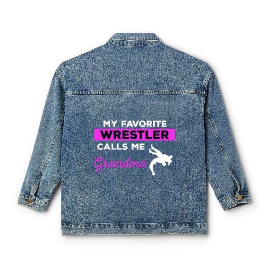 Wrestling Grandma Classic Women's Denim Jackets