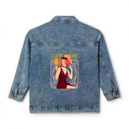 Nyc Copper Rose The Great Gatsby Classic Women's Denim Jackets