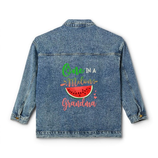 Family One In A Melon Grandma Party Family Classic Women's Denim Jackets
