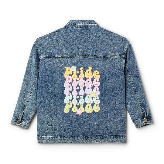 Pride Rainbow, LGBT Pride Month Classic Women's Denim Jackets